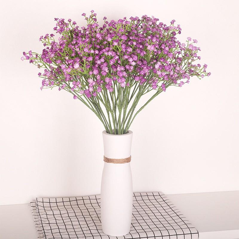 Hoa Baby giả hoa Gypsophila nhựa PU giả cao cấp trang trí nhà giống thật 99