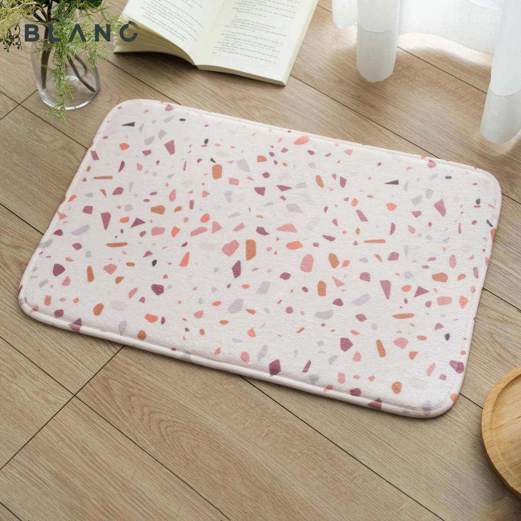 Thảm Lau Chân Nhà Bếp Zenith BLANC' Thảm Chùi Chân Chống Trượt 60 x 40 cm