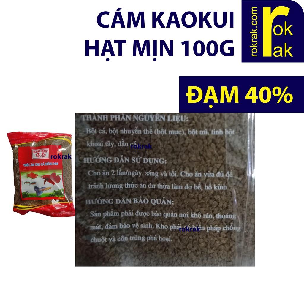Cám cá KaoKui hạt mịn 100g đạm 40% Thức ăn cho cá cảnh