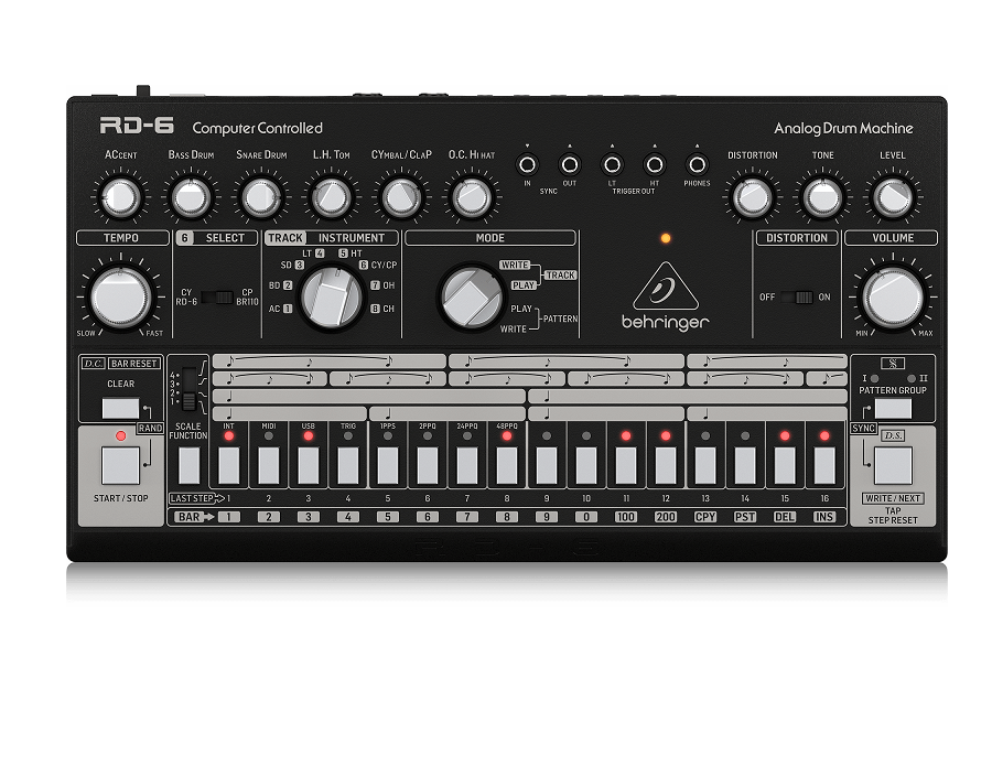 Behringer Drum Machines RD-6-BK- Hàng Chính Hãng