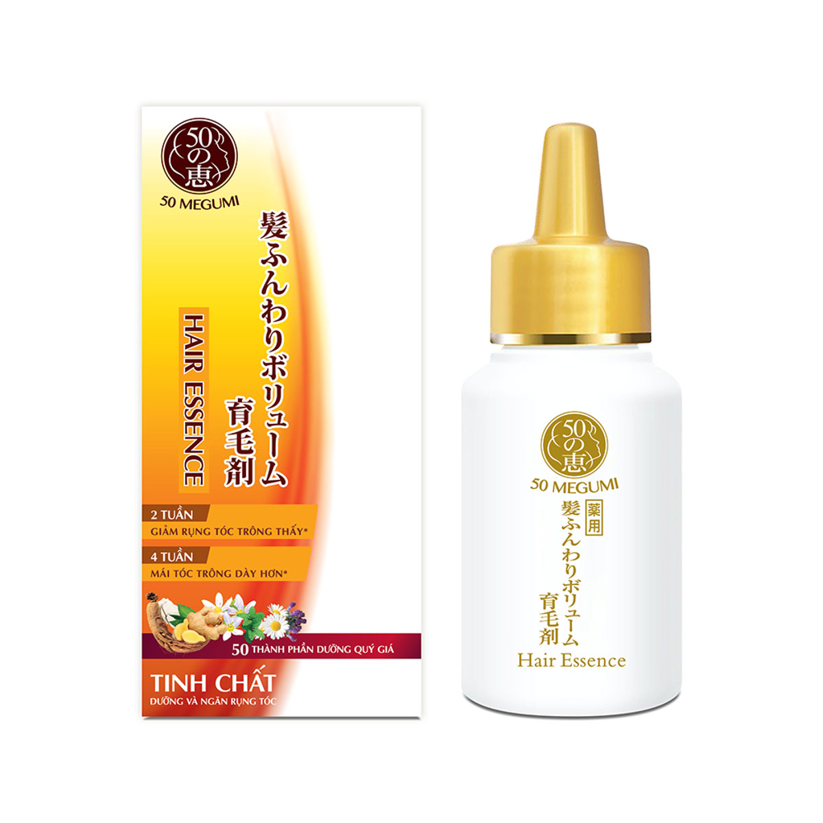 Tinh chất dưỡng và ngăn rụng tóc 50 Megumi Hair Essence 30ml