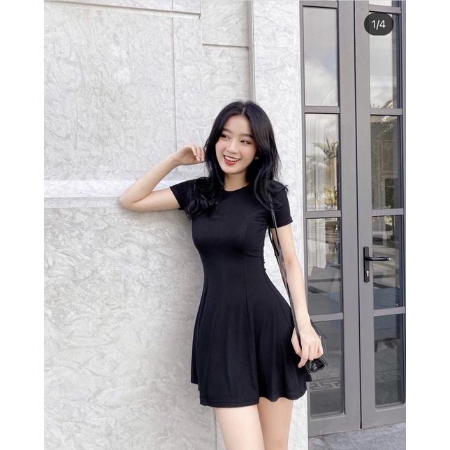 Đầm thun cổ tròn 3m