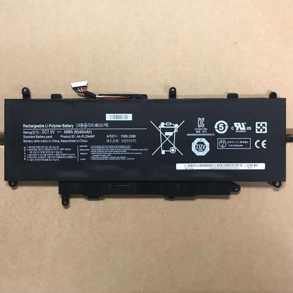 Hình ảnh Pin Battery DÙNG CHO laptop Samsung ATIV PRO XE700T1C XQ700T1C XQ700T1C-A52 XE700T1A XE770T1C AA-PLZN4NP PLZN4NP