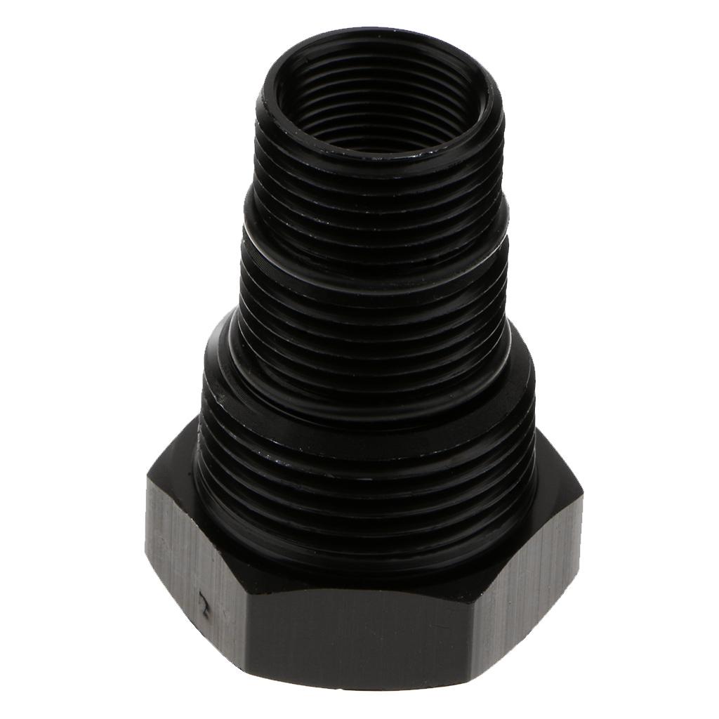 Black Auto Car Oil Filter Threaded Adapter 5/8-24 to 3/4-16 13/16-16 3/4NPT