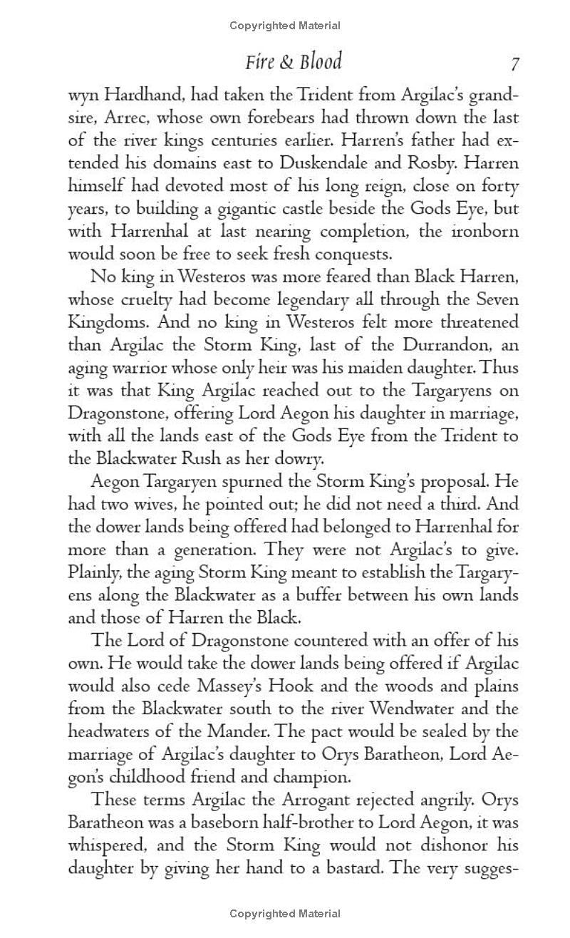 Sách ngoại văn: Fire &amp; Blood - 300 Years Before A Game of Thrones