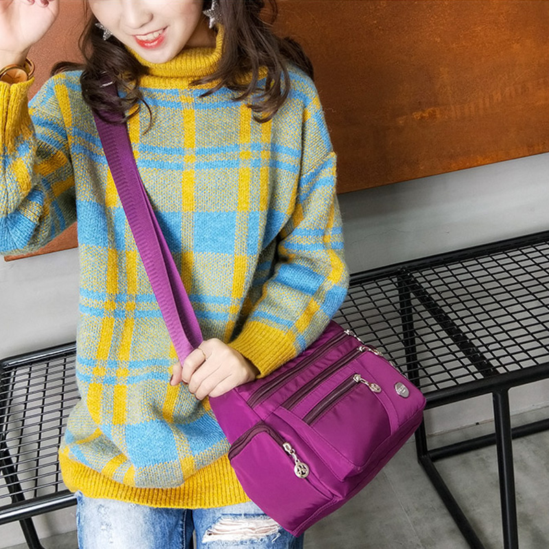 Túi đeo chéo nữ thời trang kiểu dáng Hàn Quốc chất vải mềm mại chống nước TN131