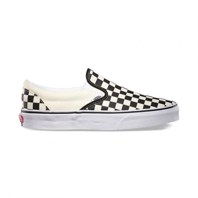 Giày sneaker Vans chính hãng - chất vải canvas - mềm nhẹ - họa tiết caro - Classic Slip-On Checkerboard - VN000EYEBWW