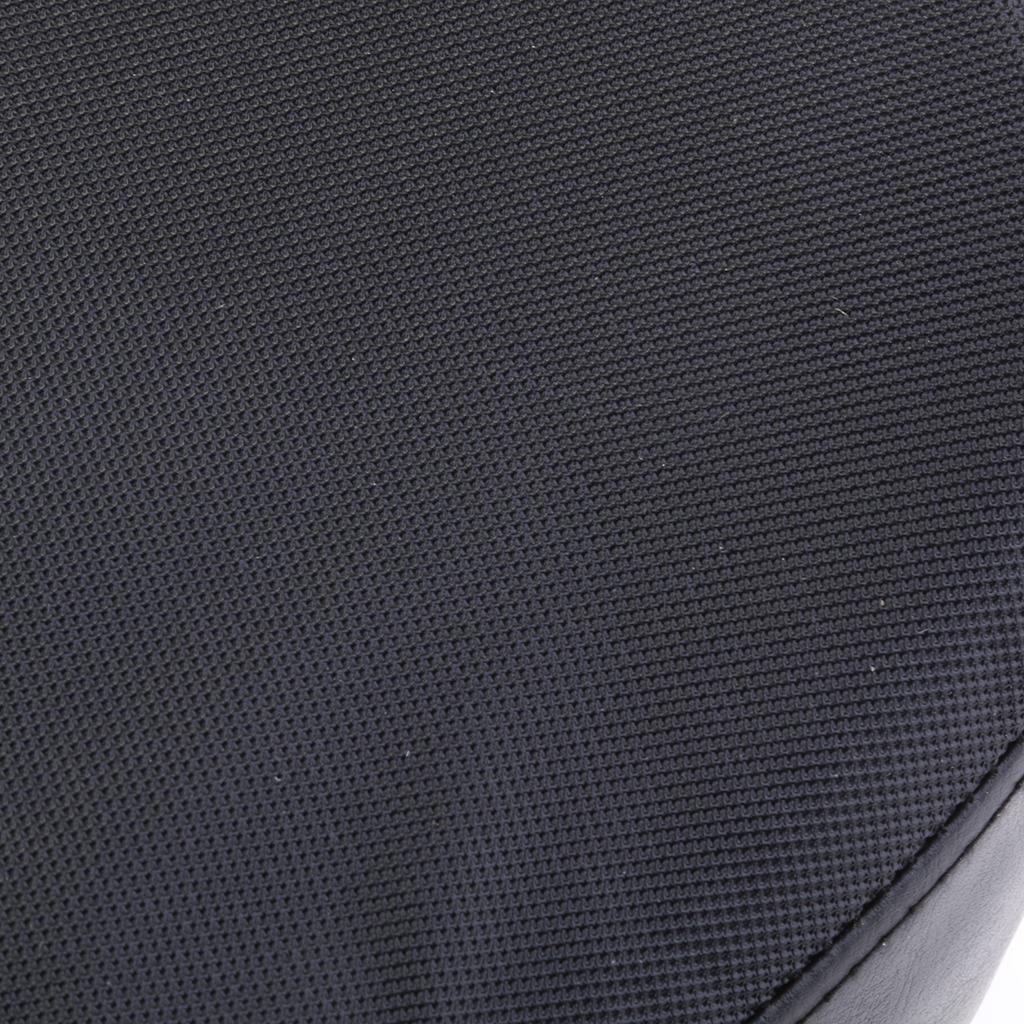 Black Motorcycle Leather + Sponge Rear Passenger Pillion Pad Solo Seat for Harley XL883 / XL1200 / X48