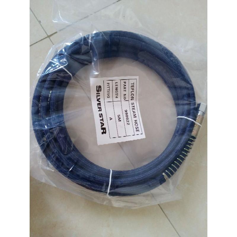 Dây hơi bàn là hơi Silver Star 3m, 5m dùng cho bàn là nồi hơi công nghiệp