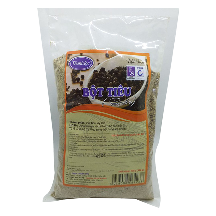 Bột tiêu đen Thành Lộc 500g