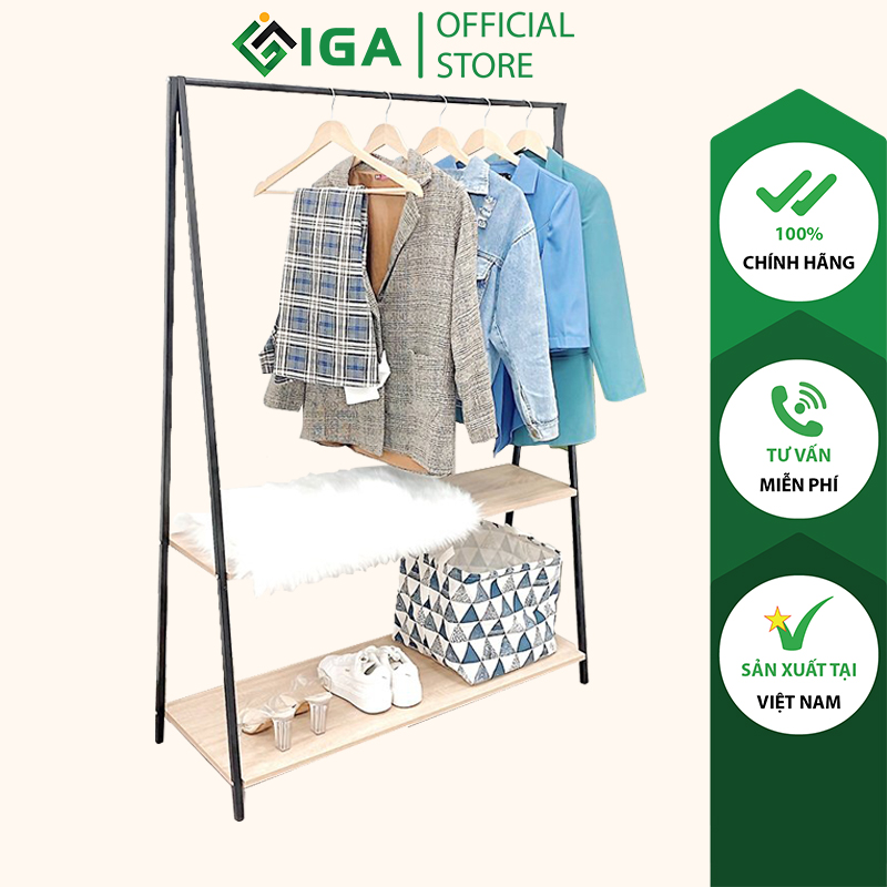 Giá Treo Quần Áo IGA Rossi 2F Phong Cách Hàn Quốc Thương Hiệu IGA - GM03