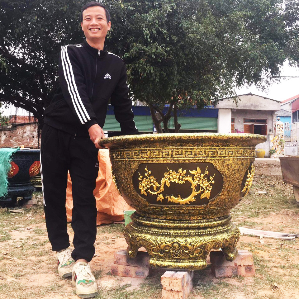 Khuôn đúc chân đôn dành cho chậu tròn 80 - tròn 86