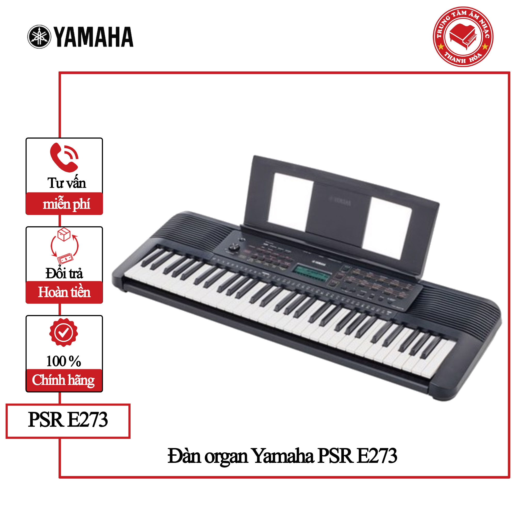 Đàn Organ Yamaha PSR E273 - Keyboard Yamaha E273 |Hàng chính hãng