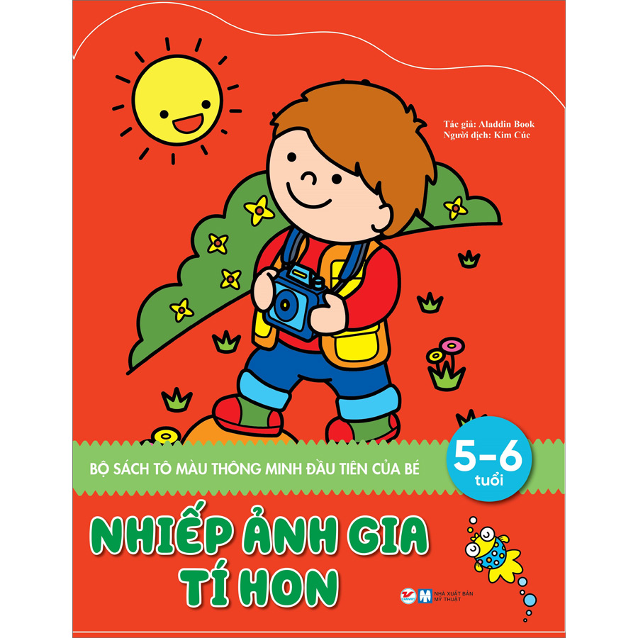 Combo: Bộ Sách Tô Màu Thông Minh Đầu Tiên Của Bé 2- 6 Tuổi ( Bộ 4 Cuốn): Phép So Sánh Thú Vị + Người Tuyết Đáng Yêu + Cầu Vồng Kì Ảo + Nhiếp Ảnh Gia Tí Hon