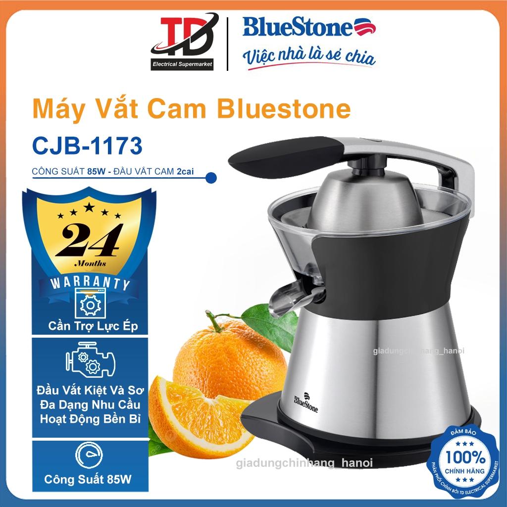 Máy Vắt Cam Bluestone CJB-1173, Công Suất 85w - Cần Ép Trợ Lực - 2 Đầu Ép, Hàng Chính Hãng
