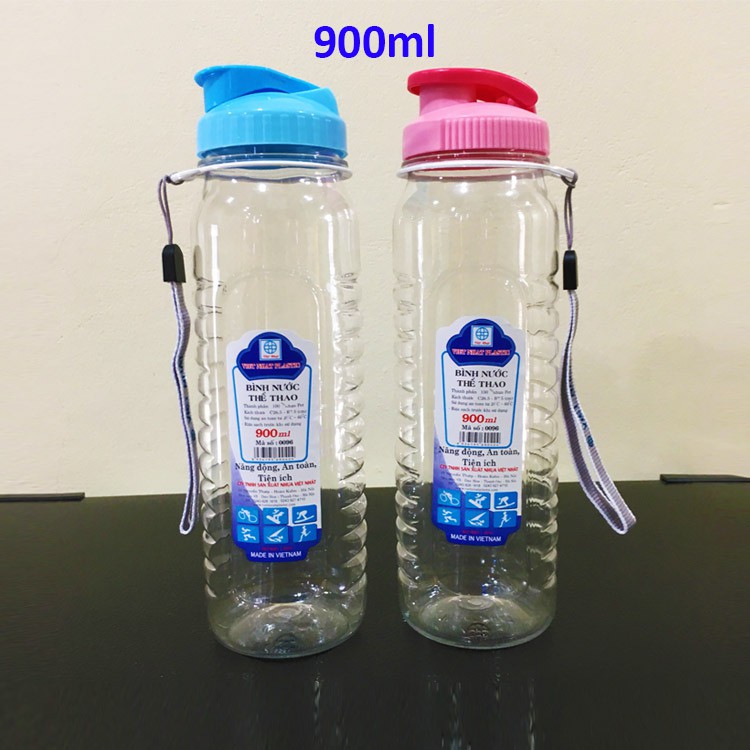 Bình nước thể thao 900ml nhựa Việt Nhật