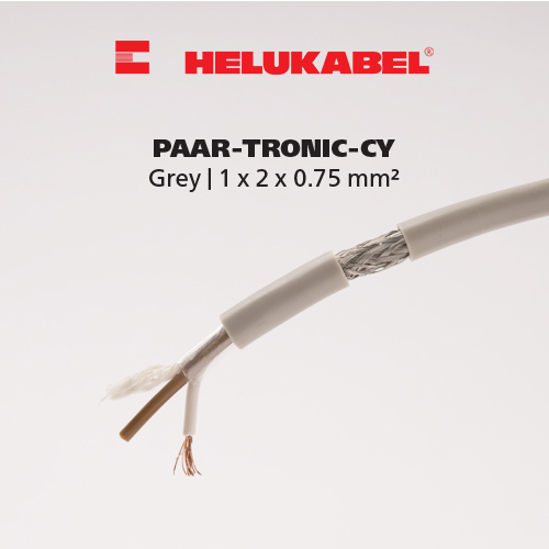 Dây cáp điều khiển HELUKABEL PAAR-TRONIC-CY | Grey | 1 x 2 x 0.75 mm²