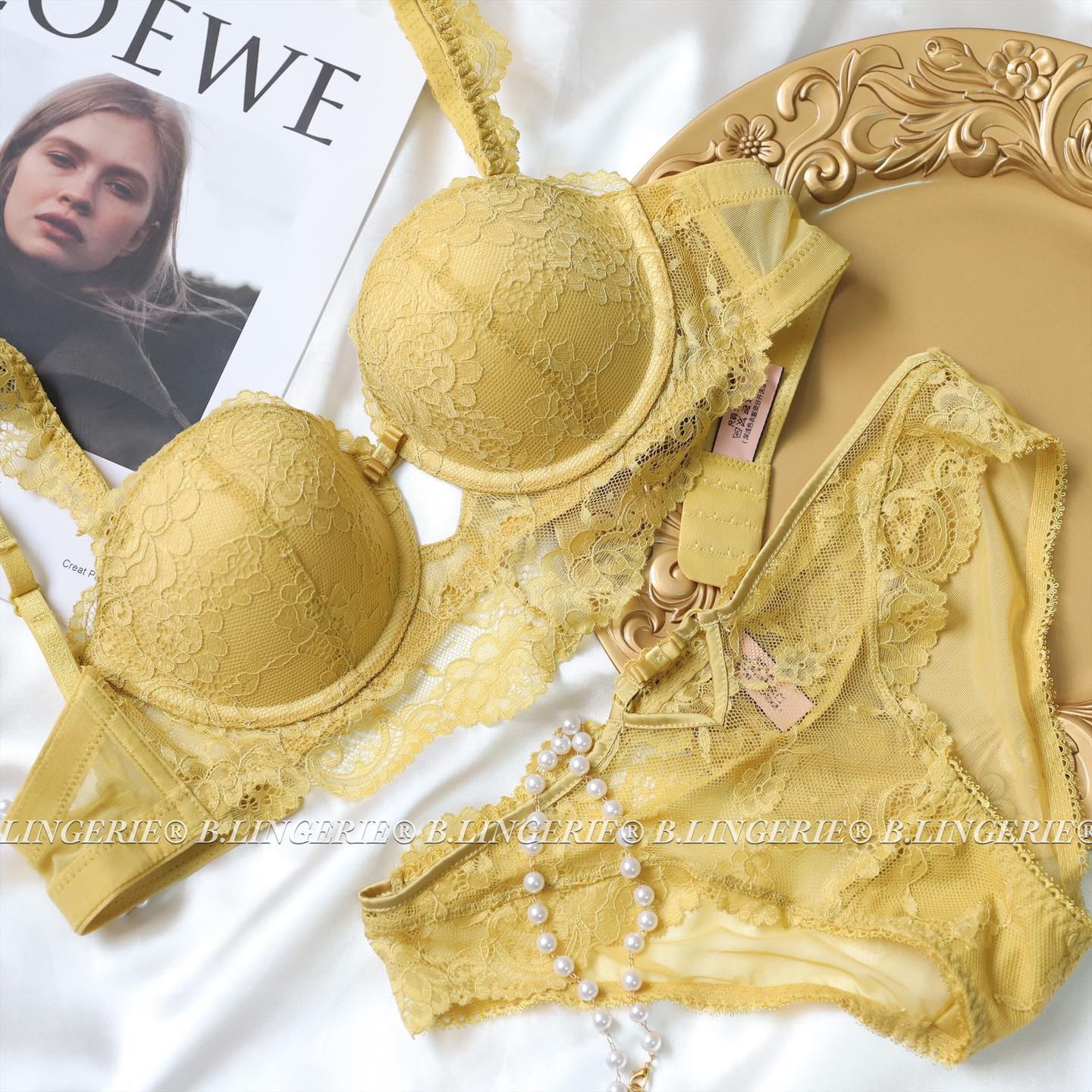 Bộ Đồ Lót Nữ Ren Gợi Cảm - B.Lingerie