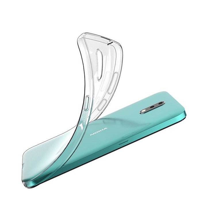 Ốp lưng dành cho Nokia 2.3 chất liệu silicon dẻo trong cao cấp