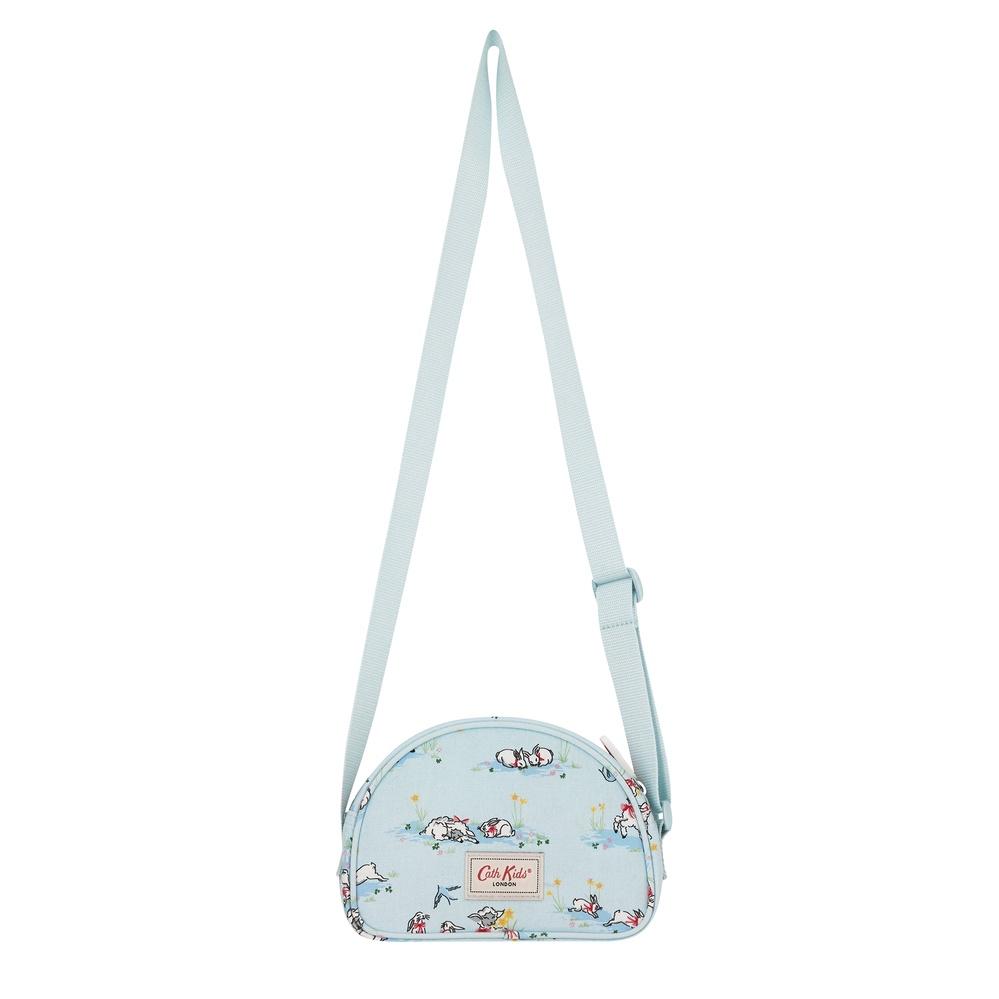 Túi đeo chéo cho bé / Half Moon Cross Body Bag - Spring Bunnies and Lambs