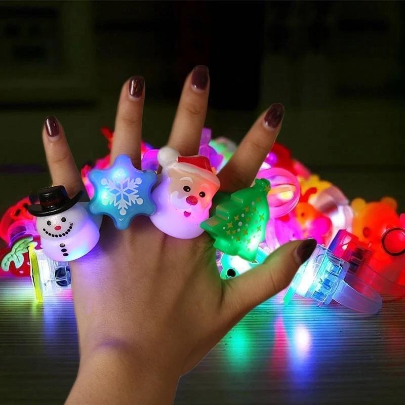 Nhẫn họa tiết hoạt hình phong cách giáng sinh cho người lớn và trẻ em