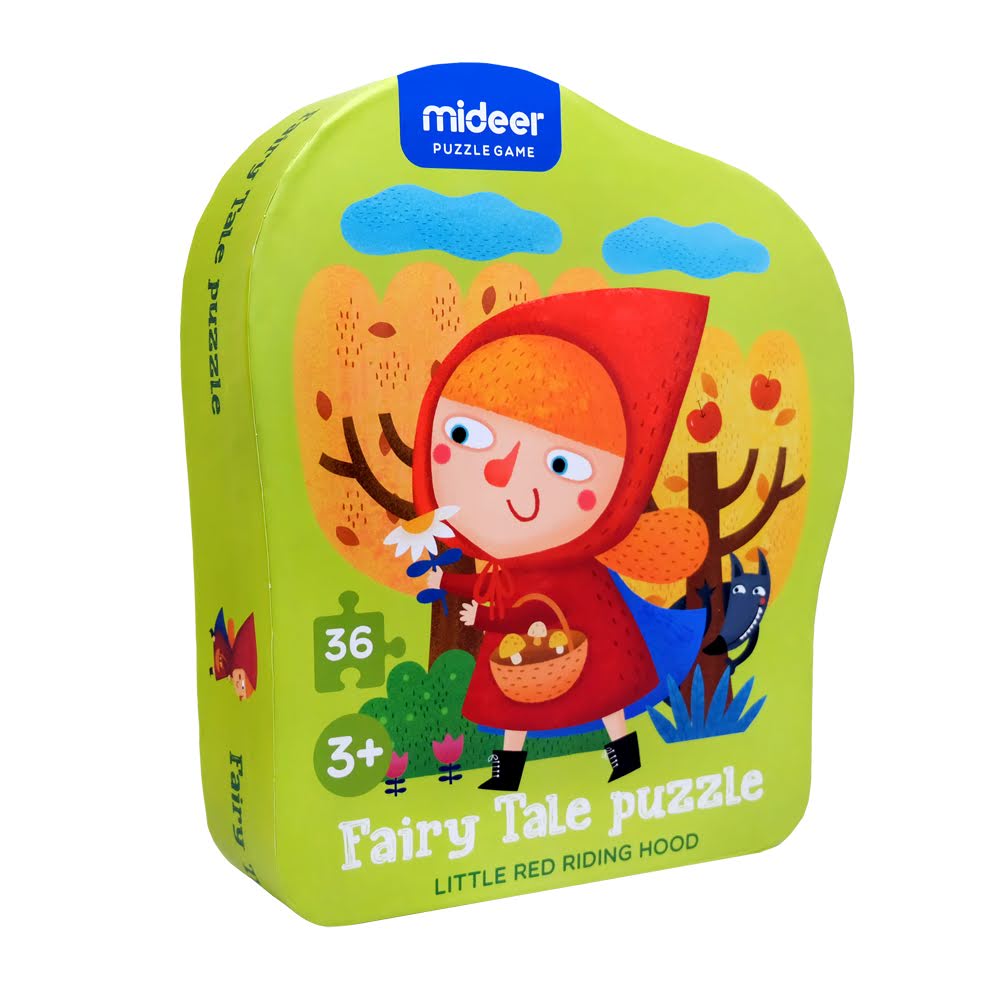 Ghép Hình Cổ Tích - Cô Bé Quàng Khăn Đỏ - MD3061 Fairy Tale Puzzle - Little Red Riding Hood - 36pcs