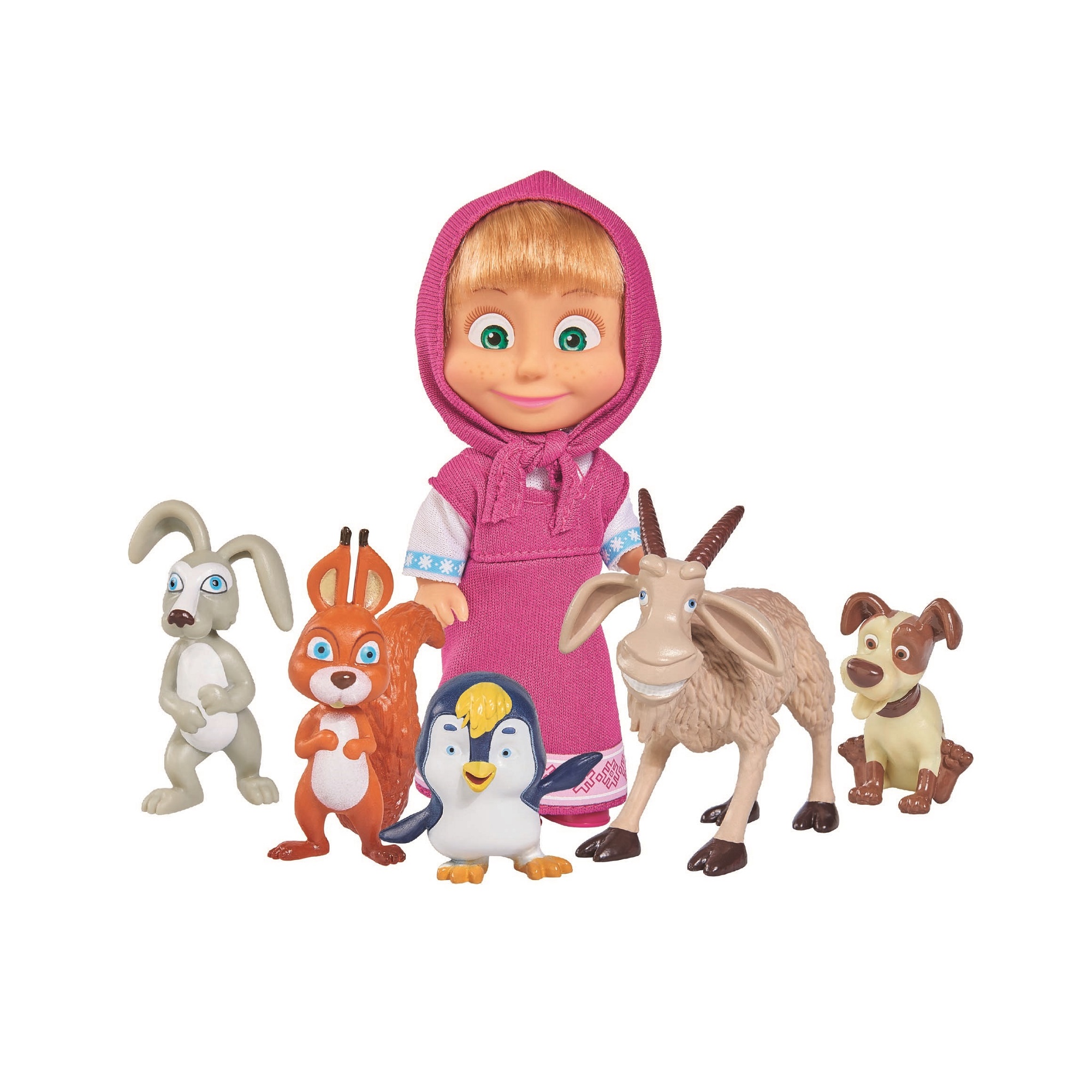 Đồ Chơi Búp Bê MASHA AND THE BEAR Masha's Animal Set - 109301060 - Simba Toys Vietnam