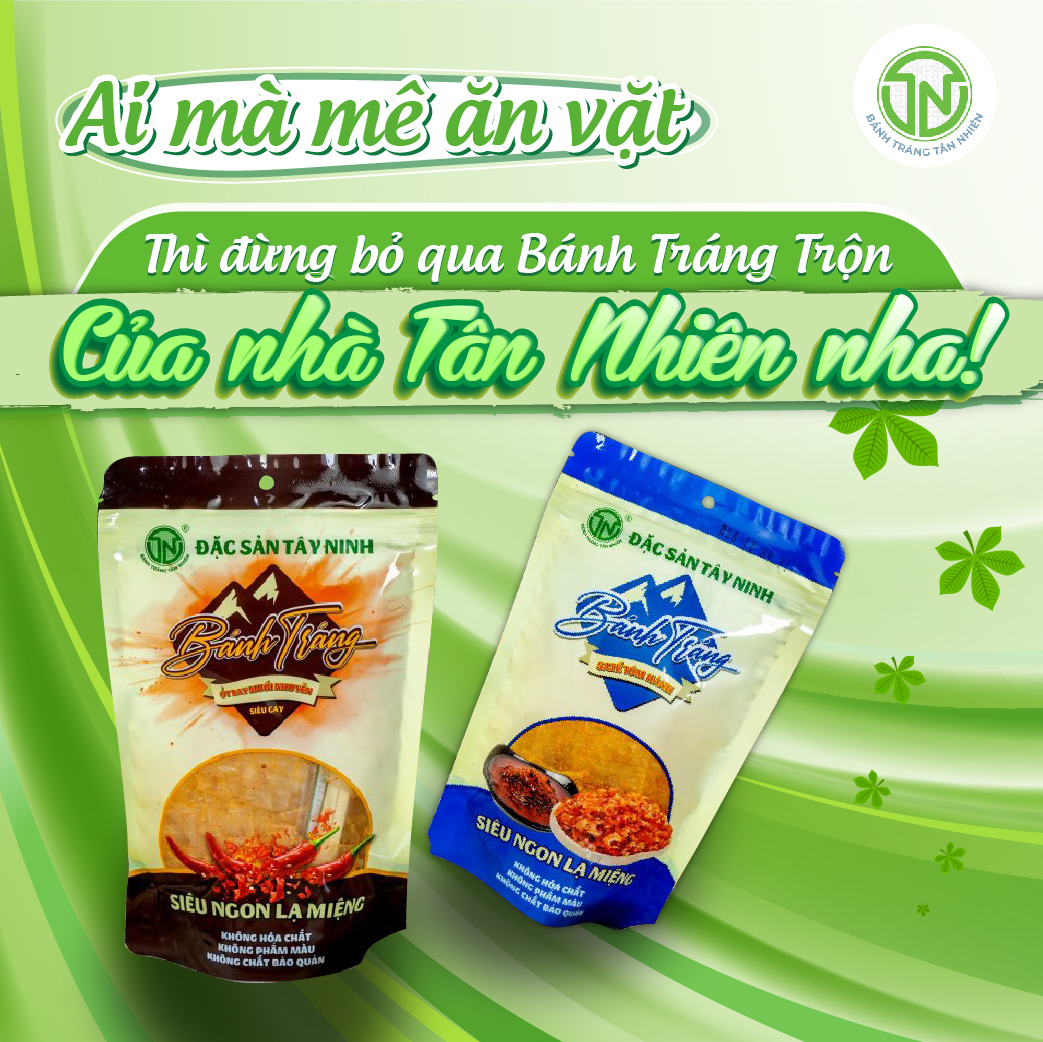Bánh Tráng Ớt Bay Muối Nhuyễn - Bánh Tráng Trộn - Đặc Sản Tây Ninh
