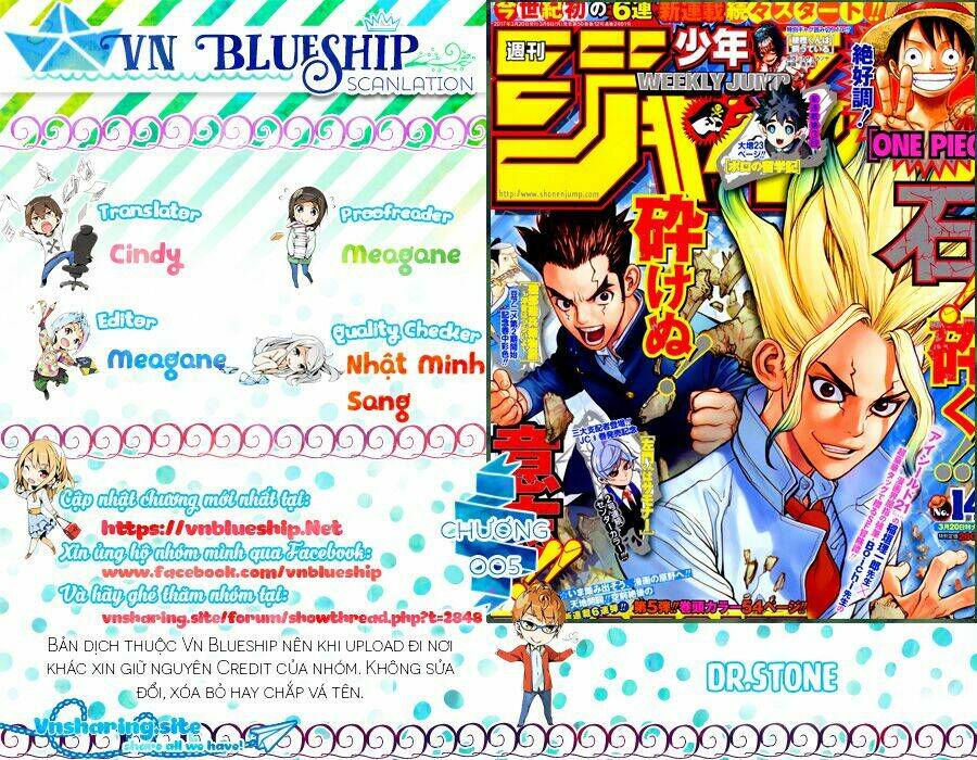 dr.stone - hồi sinh thế giới chapter 5 1