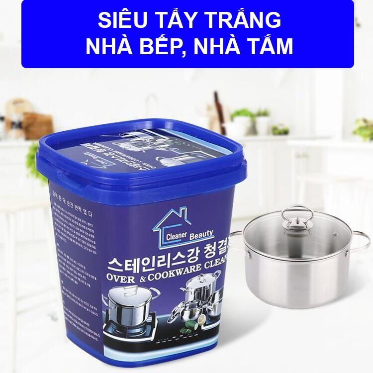 Kem tẩy nồi tẩỷ xoong Vệ Sinh Nhà Bếp, Nhà Vệ Sinh, Gạch Men - Tẩy Trắng Xoong, Nồi, Vòi Rửa
