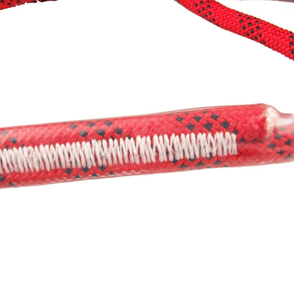 25KN 12mm Pro Rock Tree Climbing Auxiliary Rope Sling Safety Rapelling Cord Gear