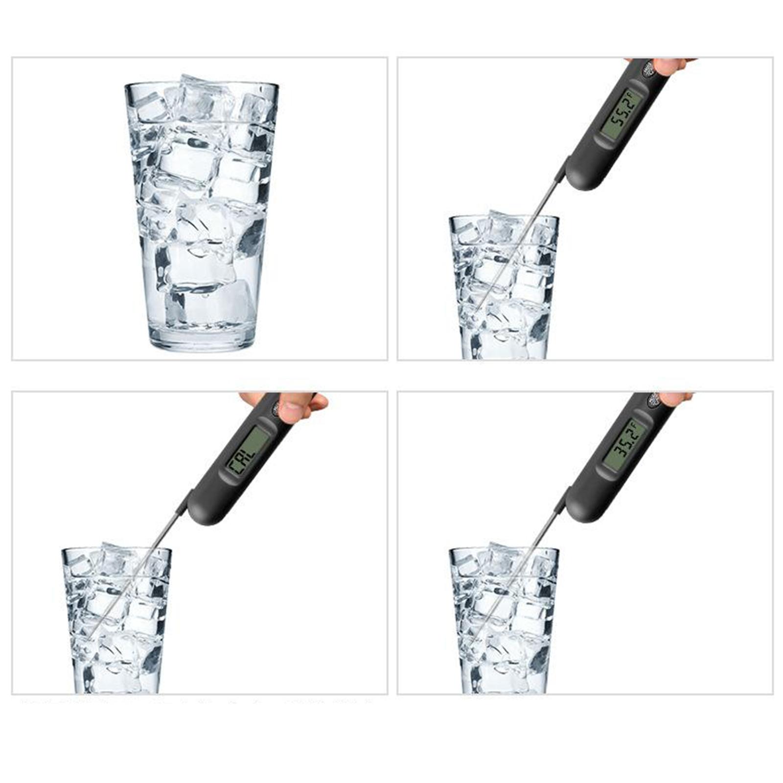 2x Digital Meat Thermometer Ultra Fast Read Thermometer W/Backlight for Kitchen