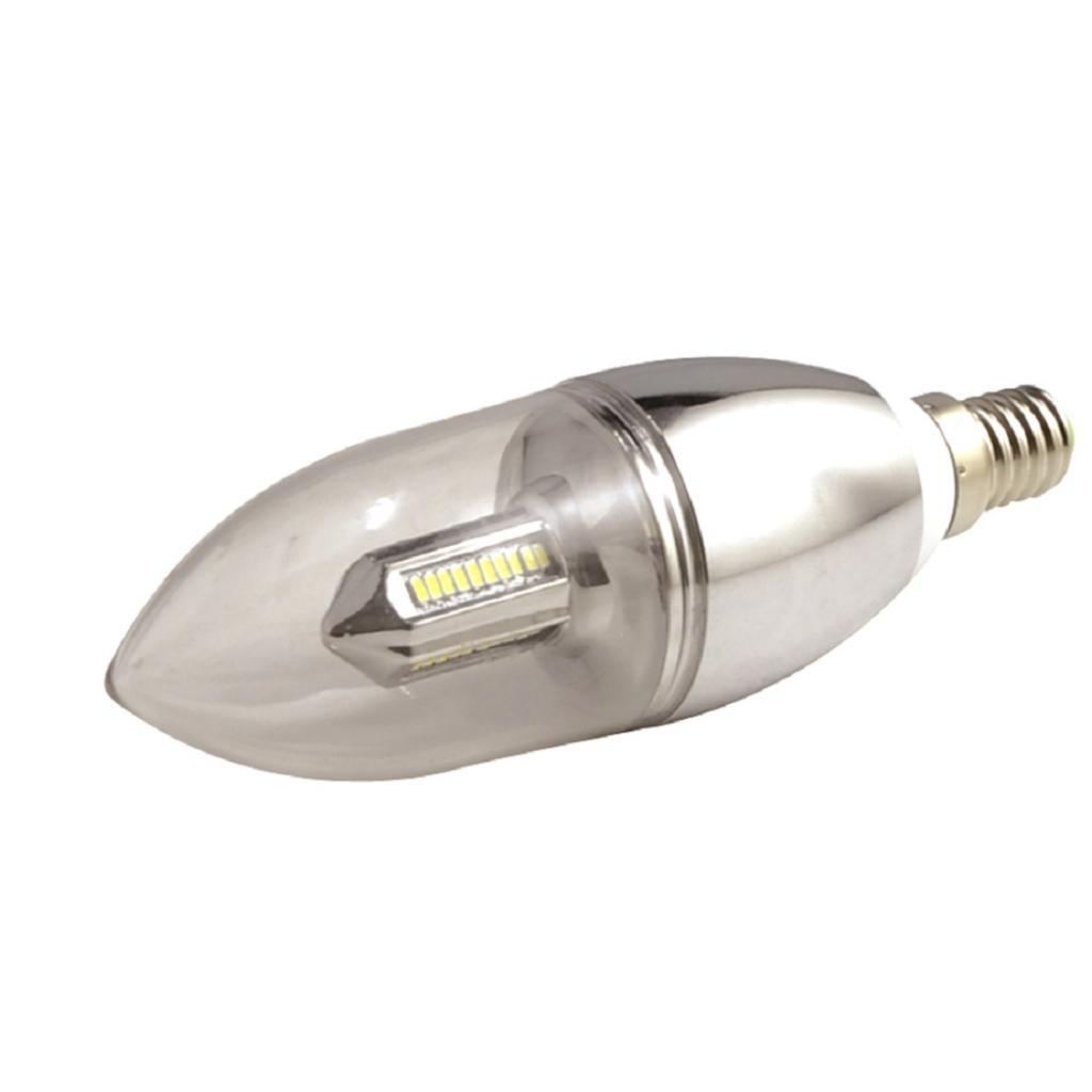 Bright E14 LED Chandelier Candle Bulb 3W Warm White Light Lamp Energy Saving