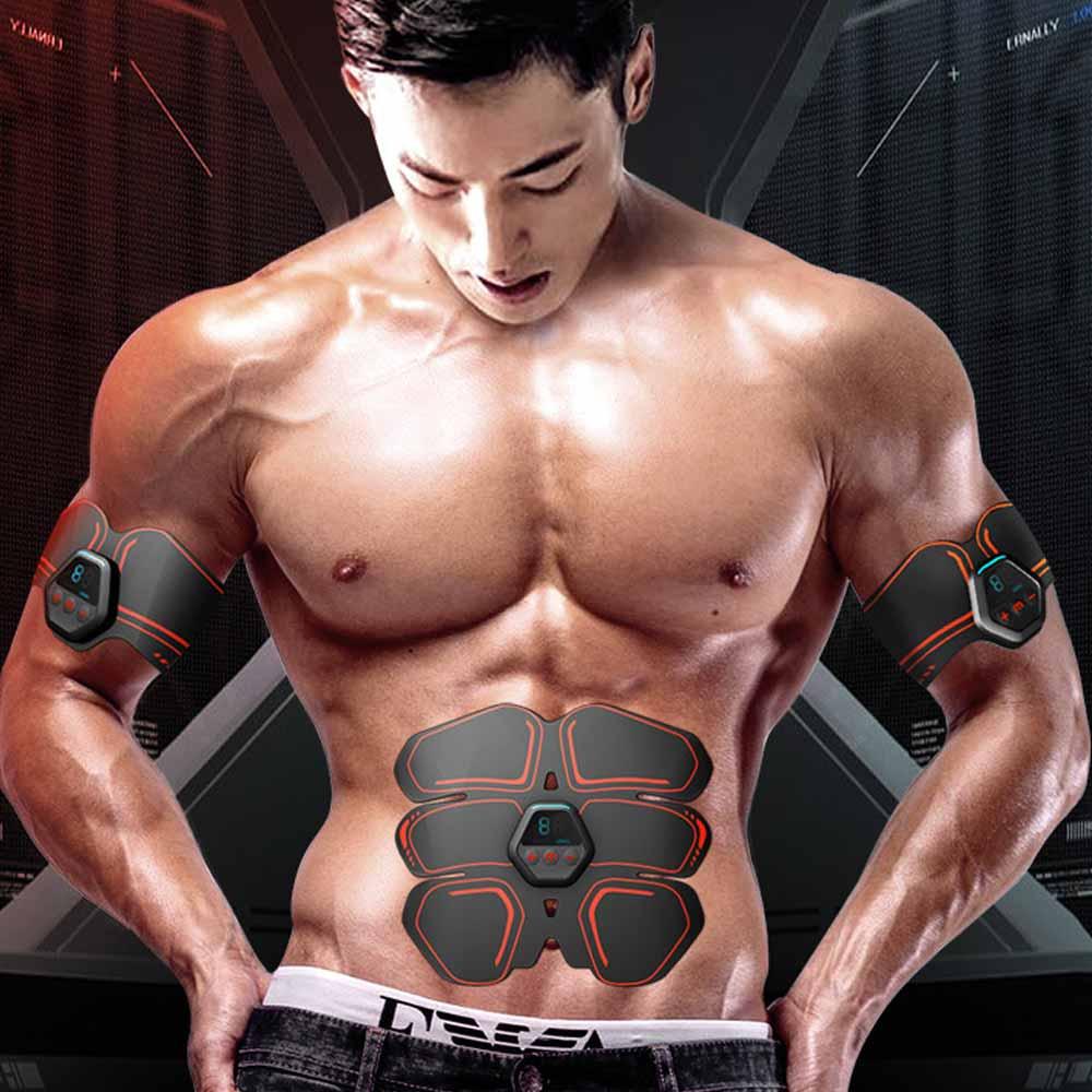 Máy Tập Thể Dục Giảm Béo Vành Đai Sản Phẩm Giảm Cân EMS Electrostimulator ABS Huấn Luyện Tập Cơ Bụng Máy Kích Thích Cho Nam Nữ