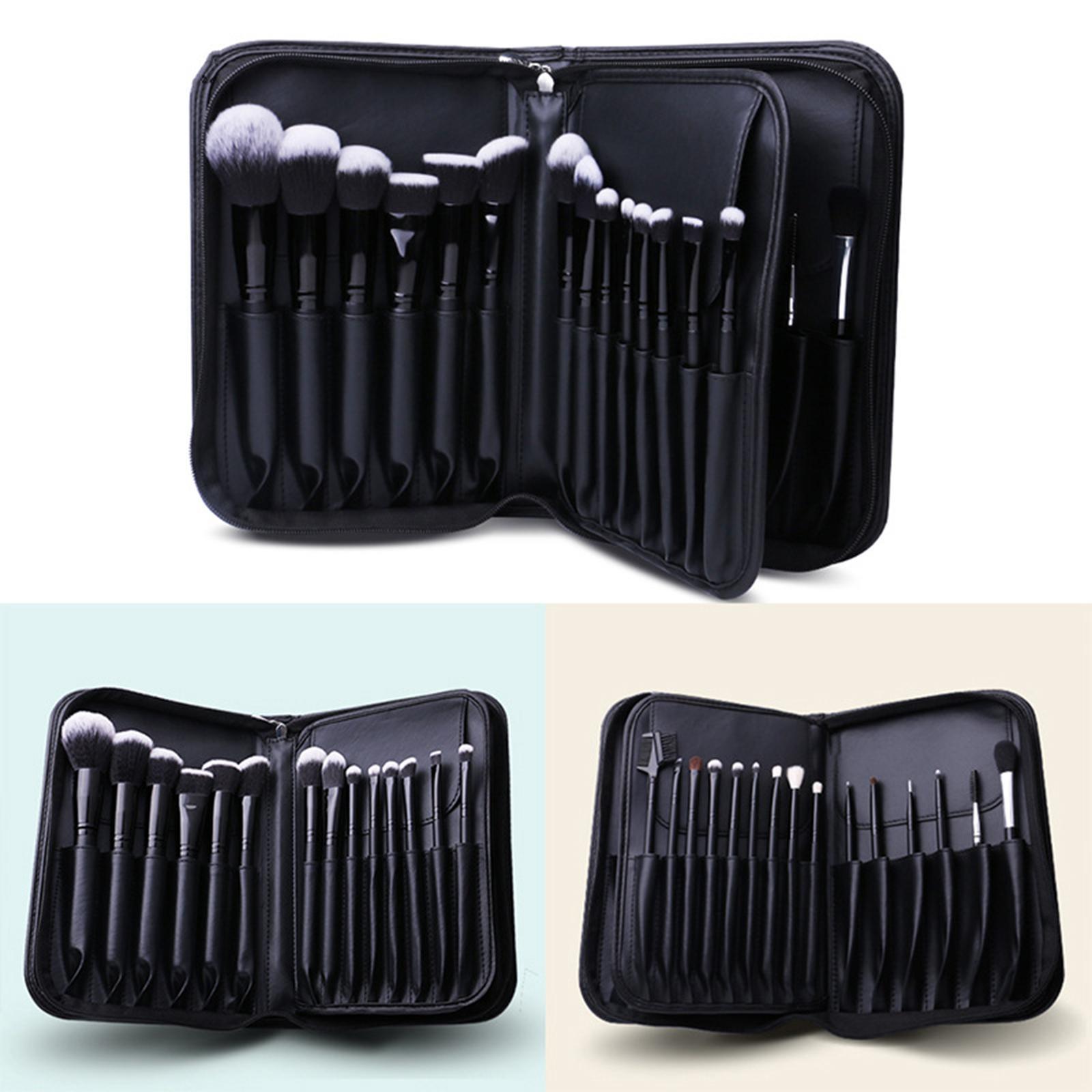 Makeup Brushes Organizer Bag Cosmetic Bag Pouch Carrying Bag for Home Use