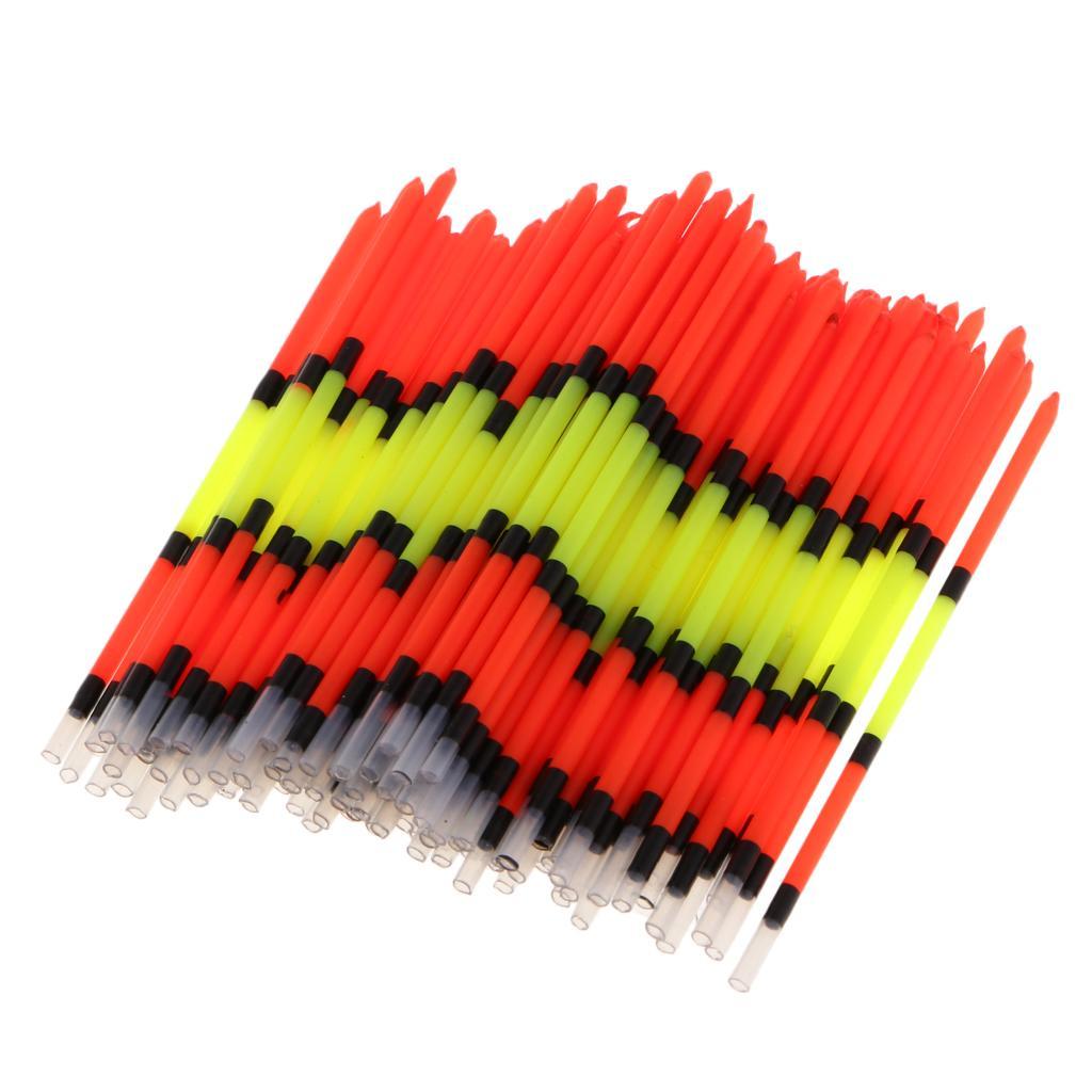 100pcs Fishing Float Vertical Long Tail Floating Stick Tube 2