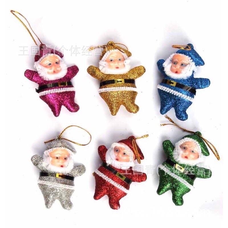 Set 6 ông già Noel 5cm