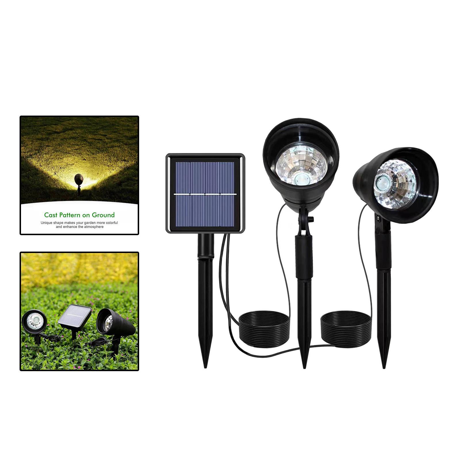 Solar Light Waterproof Adjustable Landscape Lamp for Courtyard Pathway Party