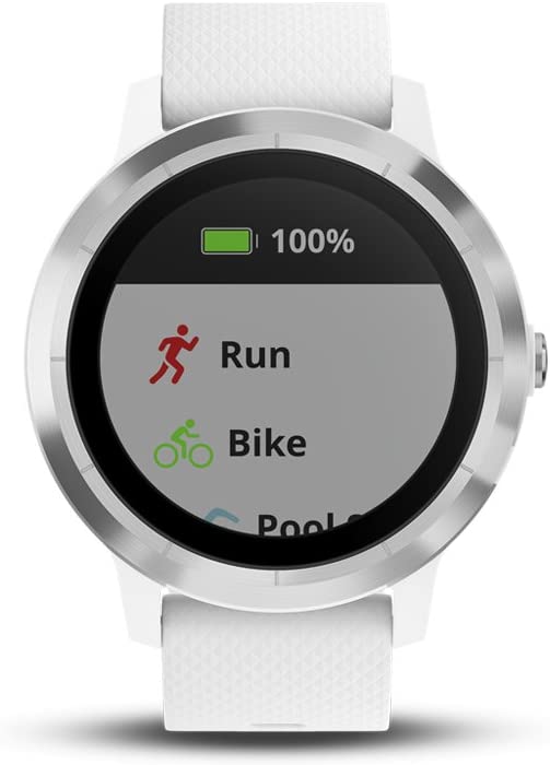 Đồng hồ thông minh Garmin Vivoactive 3 Trắng - Hàng nhập khẩu