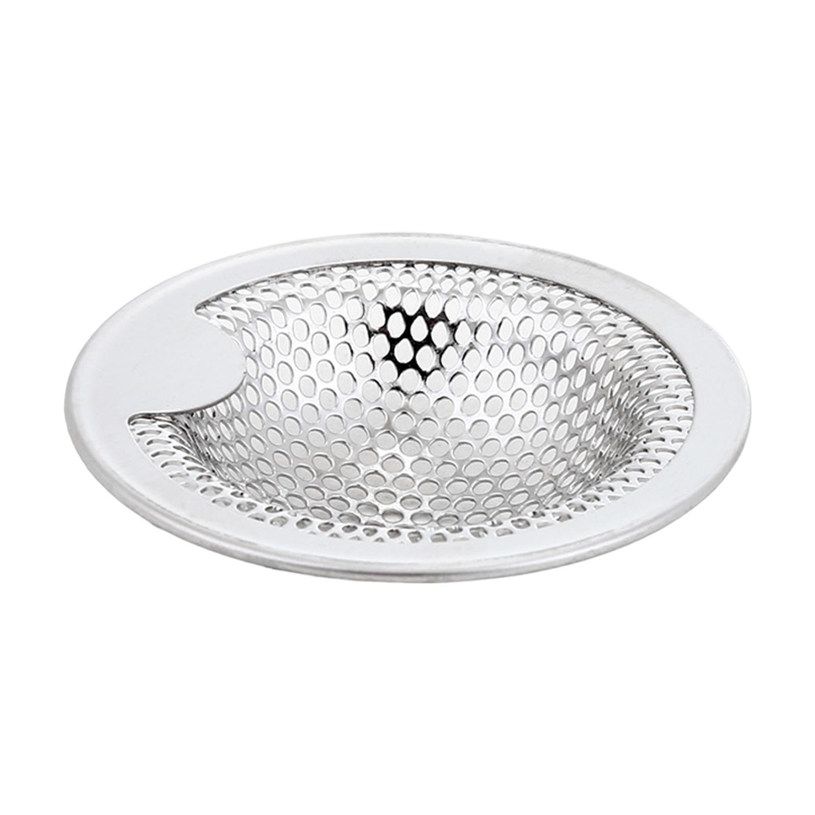 Kitchen Sink Strainer Stainless Steel Slop Basket Filter Shower Drain Hole Filter Sink Mesh Basket Filter for Balcony Drain Hole Bathroom RV