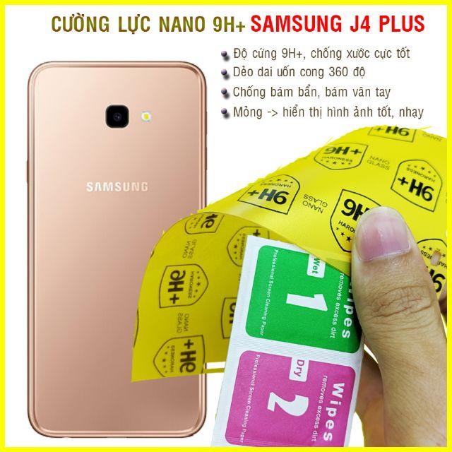 Dán cường lực dẻo nano mặt sau dành cho Samsung J4 Plus