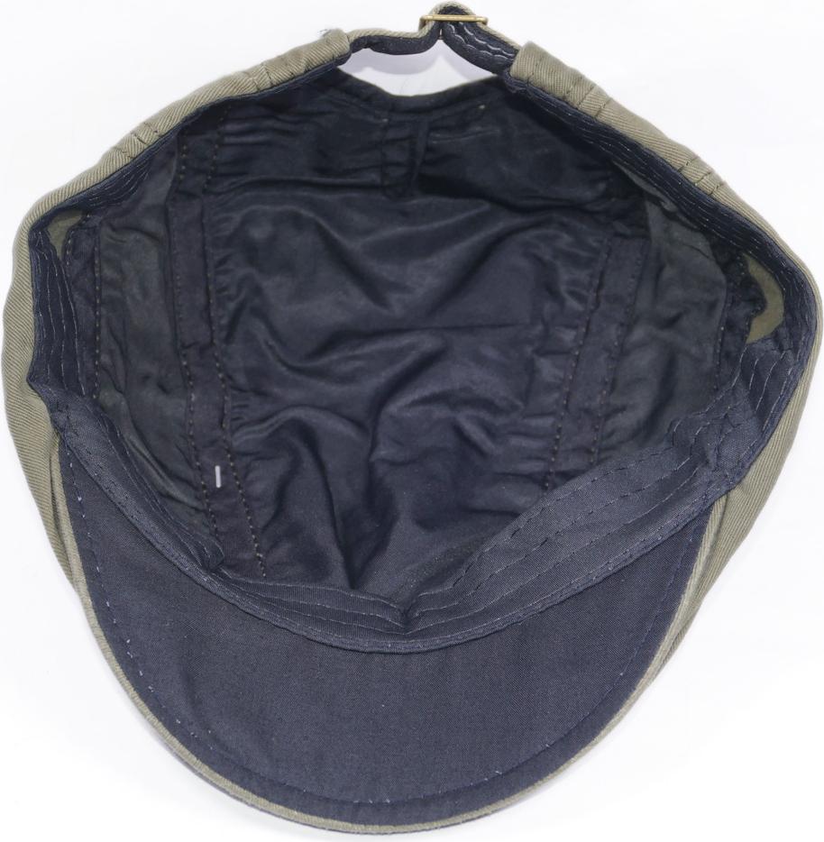 Nón beret nam thiết kế mỏ vịt dành cho người trung nhiên, không thêu họa tiết, dễ dàng tăng giảm size như ý - Rêu nâu