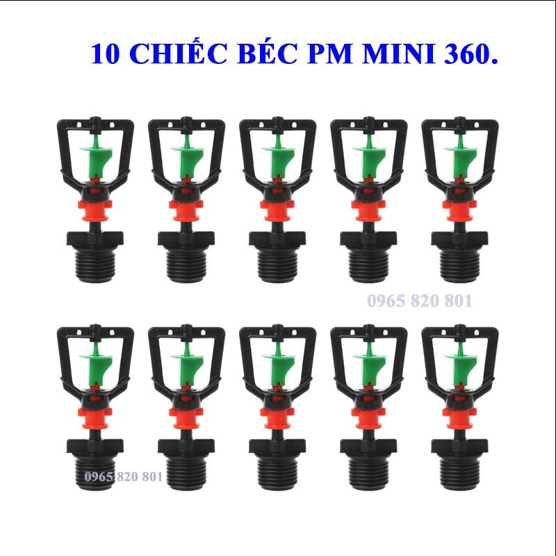 Béc tưới phun mưa mini 360 ren ngoài 21 tiện lợi