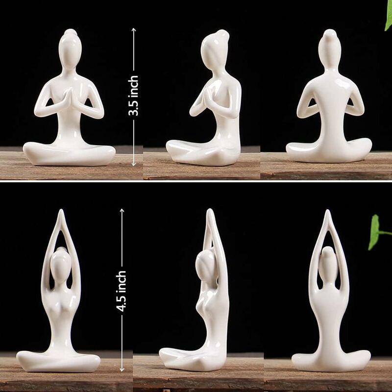 Trang trí điêu khắc yoga yoga médit