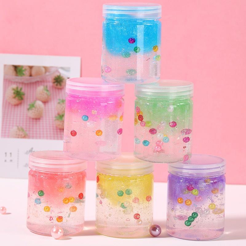 SLIME NGỌC TRAI BIỂN charm sao phối 2 màu cực đẹp đồ chơi slam squishy