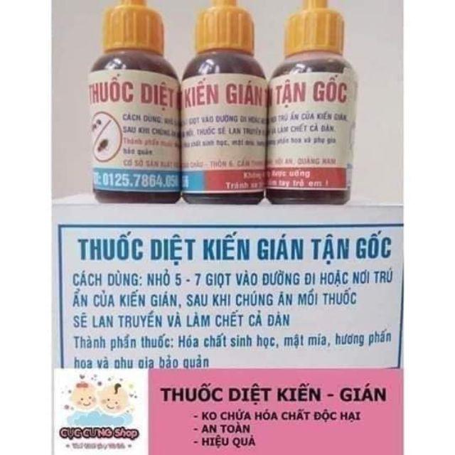 Diệt kiến gián sinh học com bo 12 lọ 150k