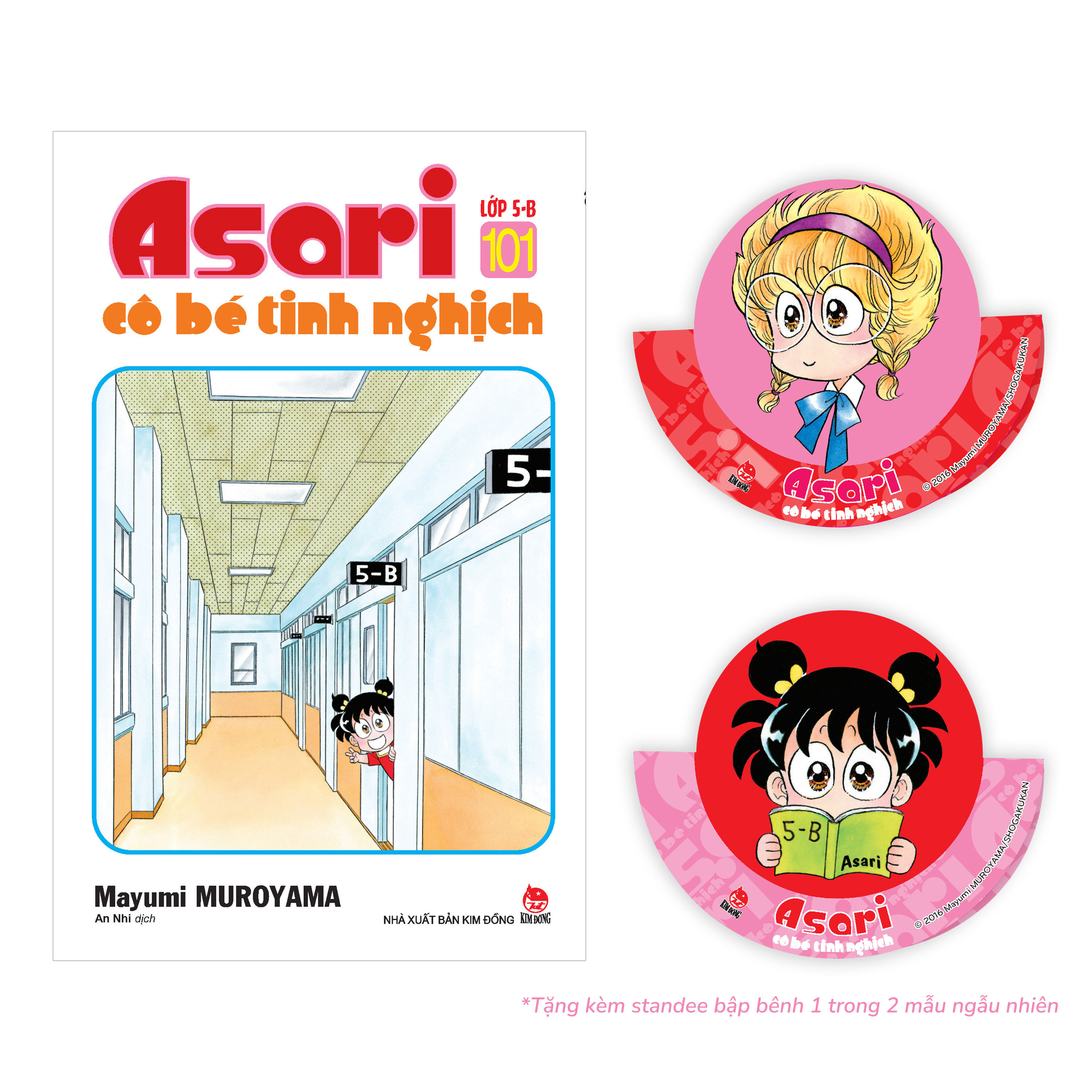 Asari - Cô Bé Tinh Nghịch Lớp 5-B Tập 101 [Tặng Kèm Standee Bập Bênh Ngẫu Nhiên]