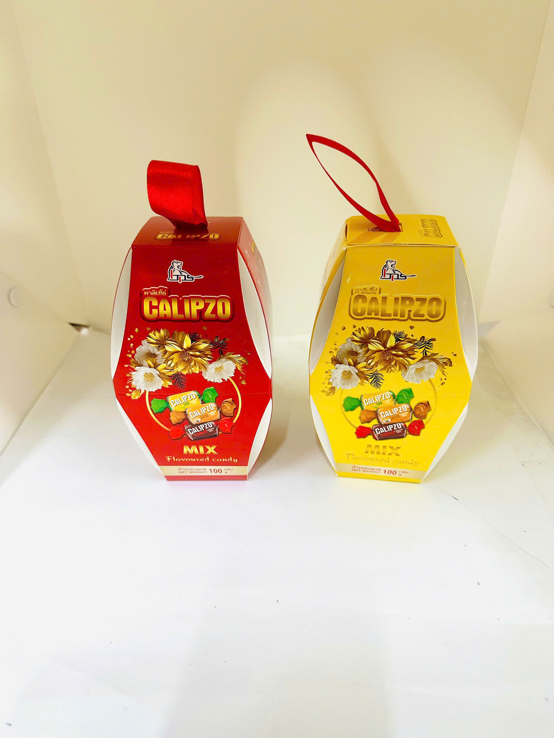 Kẹo đèn Calipzo 100g  Màu vàng