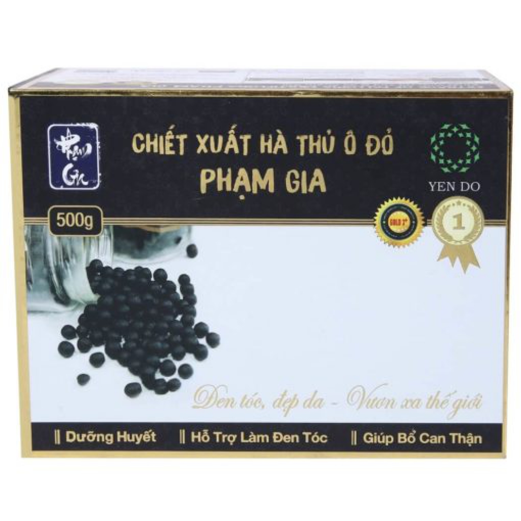 Chiếc Xuất Hà Thủ Ô Phạm Gia - hỗ trợ điều trị Tóc Bạc Sớm