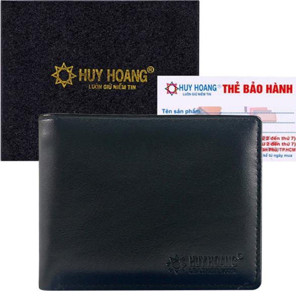 Ví Nam Da Bò Huy Hoàng HT2102 - Đen
